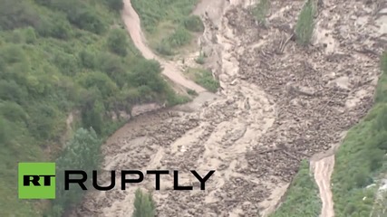 Kazakhstan: Huge mudslide covers Almaty after glacier melt