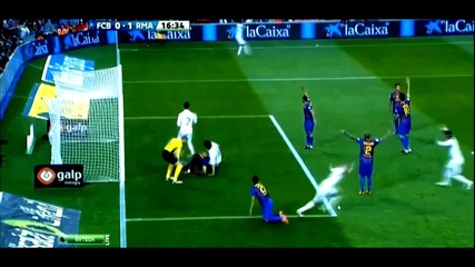 El Classico Real Madrid 2-1 Barcelona Khedira Goal [21.04.12] Hd