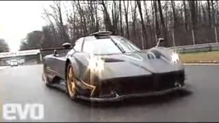 Pagani Zonda R Прави Тестове На Монца