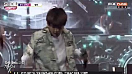 220.0914-13 Bts - Dope, [mbc Music] Show Champion in Manila E201 (140916)