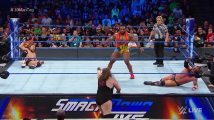Team Hell No & The New Day vs. The Bludgeon Brothers & SAnitY: Wal3ooha, 12 July, 2018
