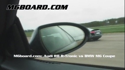 Ето как Bmw M6 къса любимото ви Audi R8 ( Част 2 ) 