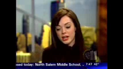 Rose Mcgowan - Wb Morning News (2006)