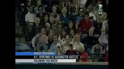 Atp Ms Toronto 2008 : Федерер се сърди на публиката 