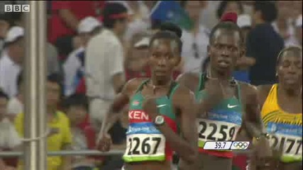 Pamela Jelimo спечели злато от бягането на 800м - Пекин 2008