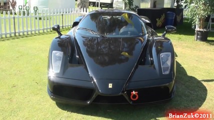 Black Ferrari Enzo with Black Wheels
