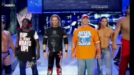 Wwe Raw 7.19.10 Nexus vs John Cena, Edge, John Morison, R - Truph, Chris Jericho and Bret Hard !!!!!
