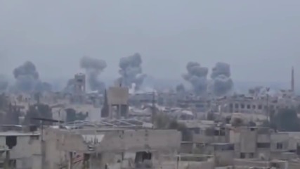 Русия нанася масивни въздушни удари на Ид в Сирия