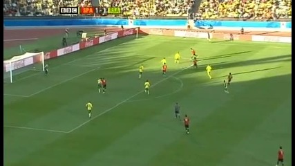 Spain vs South Africa Goals