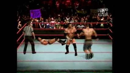 Smackdown vs Raw 2009 - Triple H vs Randy Orton vs John Cena 2/2 