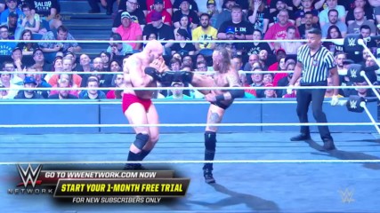 Aleister Black drops the massive Lars Sullivan with Black Mass: NXT TakeOver: Chicago II (WWE Network Exclusive)