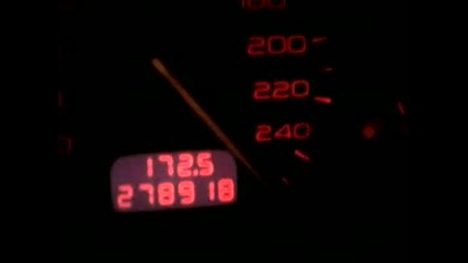 Peugeot 406 top speed- 270 kmh !