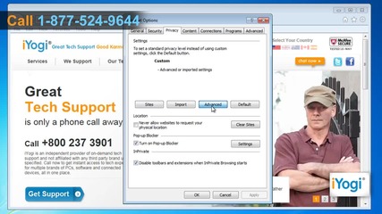 How to enable cookies in Internet Explorer® 9 in Windows® 7