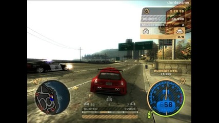 Most Wanted Едно Начало Писта 80 (pursuit)