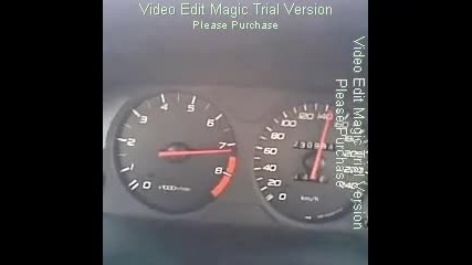 260hp Honda Prelude acceleration on slick 