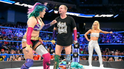 Asuka confronts Carmella and James Ellsworth: SmackDown LIVE, June 19, 2018