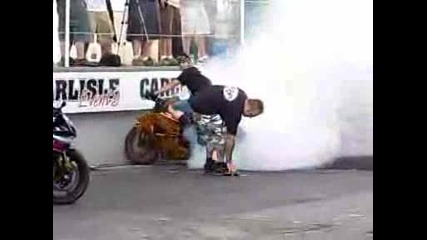 Sweet Bike Burn Out