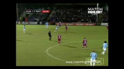 Гол и 2 Асистенции на Мартин Петров Scunthorpe 2 - 4 Manchester City 24.01.10 