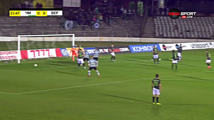 Черно море - Берое 1:0 /първо полувреме/