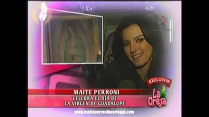 Maite Perroni Celebra A La Virgen De Guada