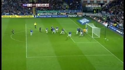 Cardiff 1 - 3 Leicester (king Goal) 