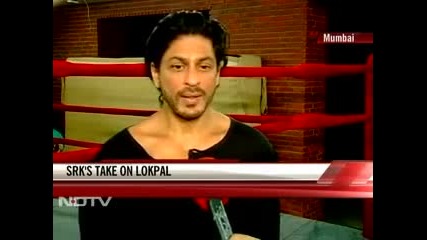 Shah Rukh Khan speaks about Lokpal Bill and its impacts