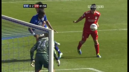 2011-10-01 Everton vs Liverpool 0-2 Suarez (82) Epl