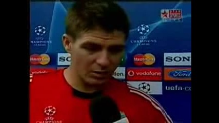 Beşiktaş 2-1 Liverpool Gerrard Interview Аfter The Мatch