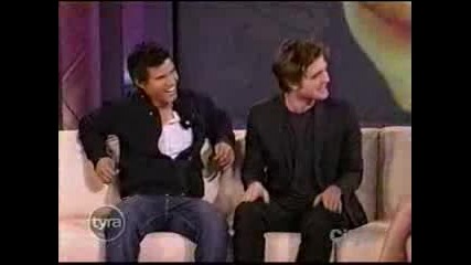Robert Pattinson and Taylor Lauther on Tayra /part 1/ 