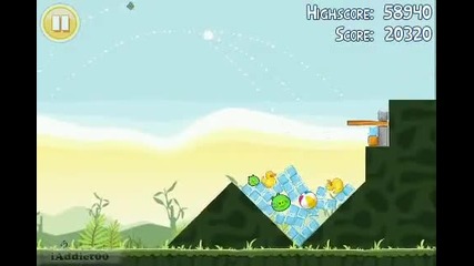 Angry Birds (level 2-2) 3 Stars