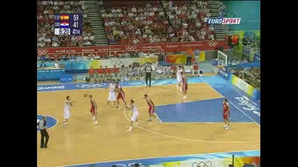 Испания бие Хърватия и отива на 1/2 финал в Пекин 2008