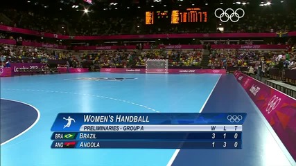 Олимпийски игри 2012 - Хандбал Жени Бразилия - Ангола група А