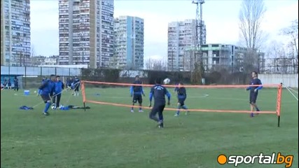 Левски тренира! 