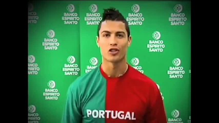 Cristiano Ronaldo getting ready for Euro 2012