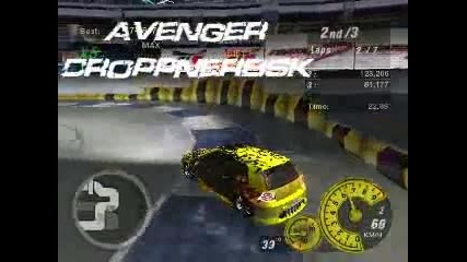 nfsu2 stadiom drift 3 7 laps Avenger and croppnerbsk