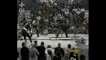W C W Nitro - La Parka & Silver King vs Damian & Ciclope ( Mexican Hardcore Match )