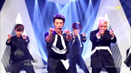 (hd) Super Junior - Sexy, Free & Single (comeback stage) ~ Music Core (07.07.2012)