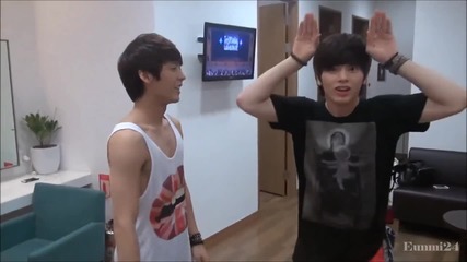 Btob dancing to Exo - Wolf