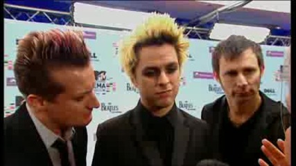 Green Day Interview for Bbcs N24 at the Mtv Ema 2009