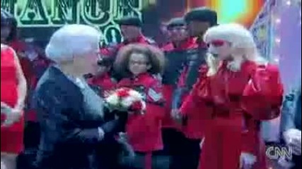 Queen Elizabeth Meet Lady Gaga and Miley Cyrus & Rook Stars.. 