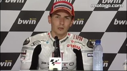 Lorenzo interview after the bwin.com Grande Premio de Portugal 