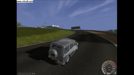 Racing game mercedes g klas