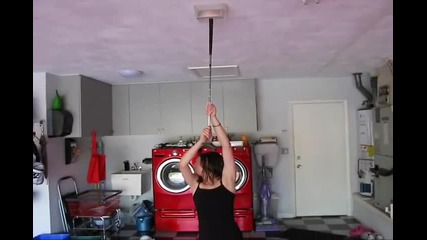 Hot girl falls for the water bowl on ceiling prank _from Mtv Pranked_