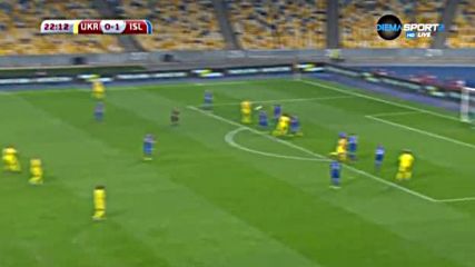 Украйна - Исландия 1:1, световна квалификация, група I