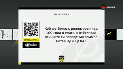 Стана ясен новия въпрос от Нашата игра