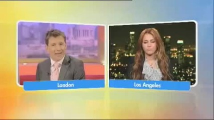 Miley Cyrus Gmtv Interview From London April 20th 