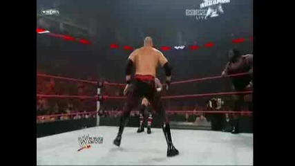 Raw 23.3.09 - Christian,  Mvp,  Kofi Kingstone & Cm Punk vs Kane,  Mark Henry,  Finlay & Shelton Ben