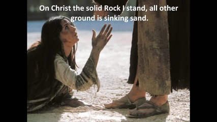 In christ alone solid rock video with lyrics