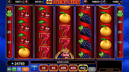 40 Lucky King - Slot Machine - 40 Lines
