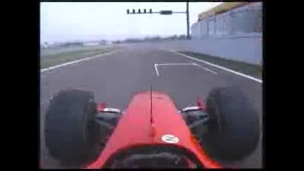 Michael Schumacher Onboard camera Ferrari test 31.07.2009